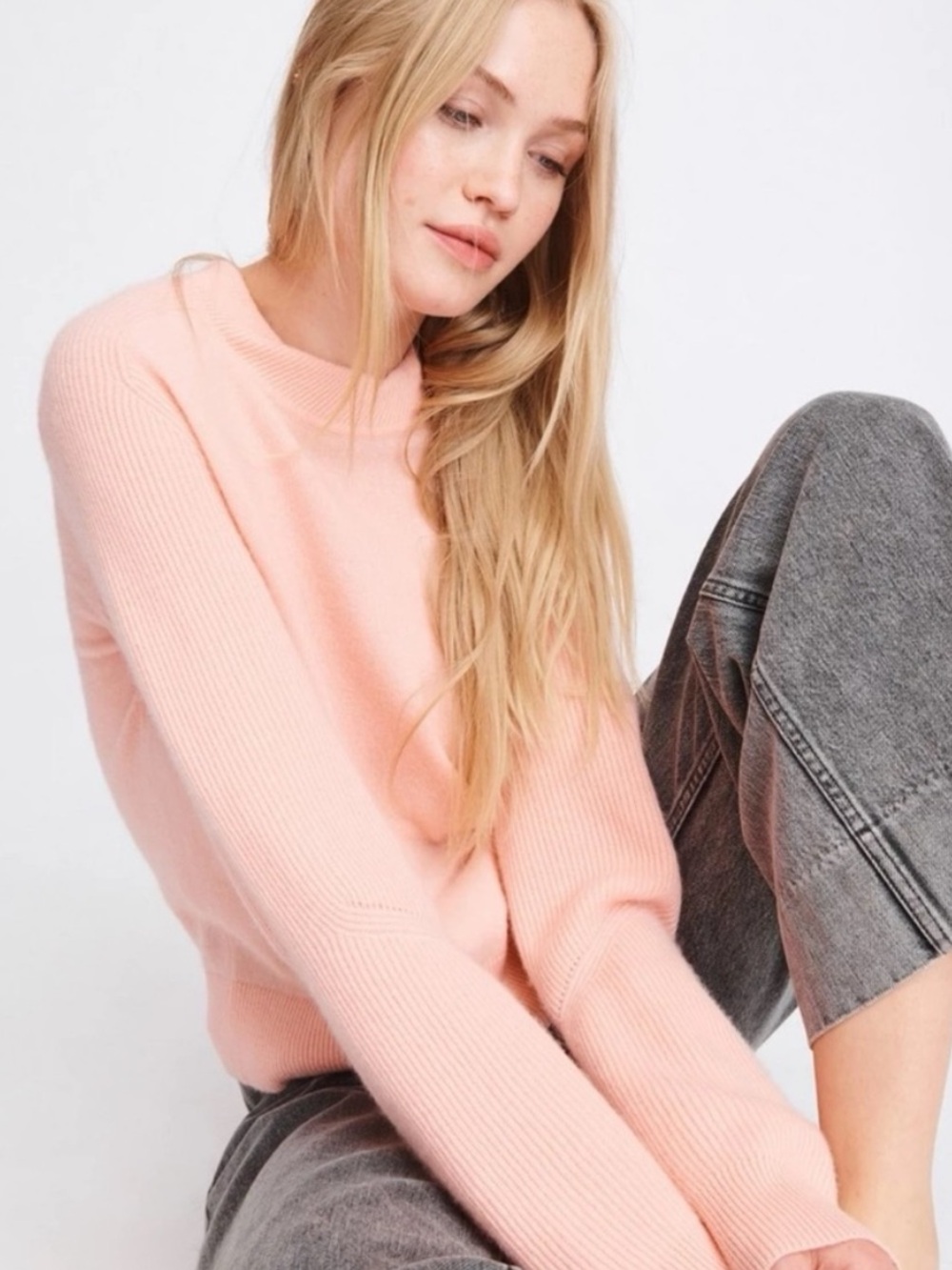 Rag & Bone Cashmere Pink Sweater